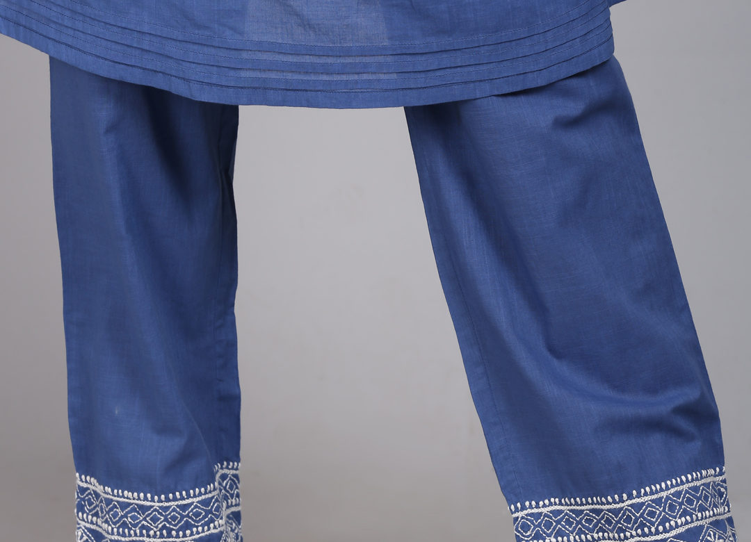 Blue Cigrette pant